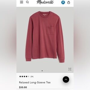 Madewell men’s long sleeve